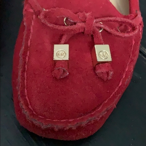 Michael MICHAEL KORS Red Amber Moc Suede Loafers - Picture 10 of 14